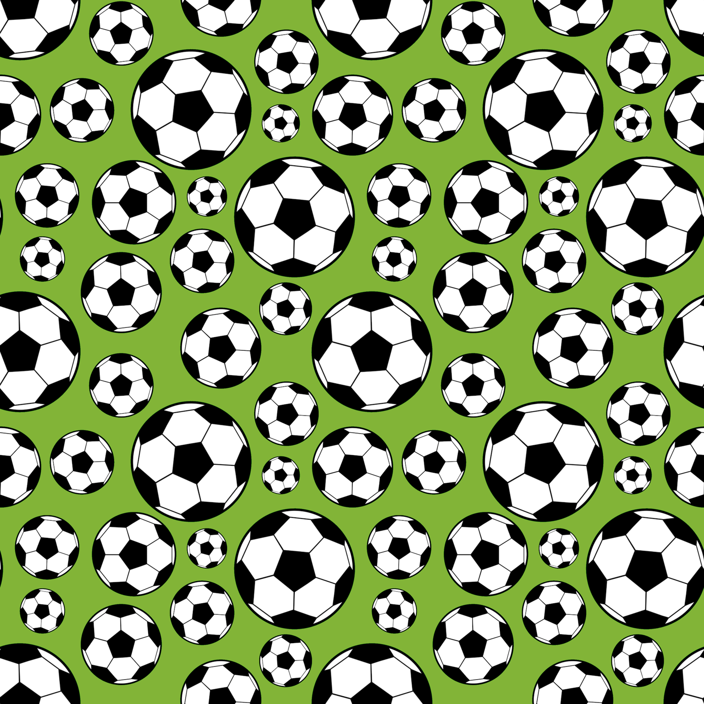 Sports Beat Collection Soccer Balls 12 x 12 Double-Sided Scrapbook Paper by SSC Designs - 15 Pack