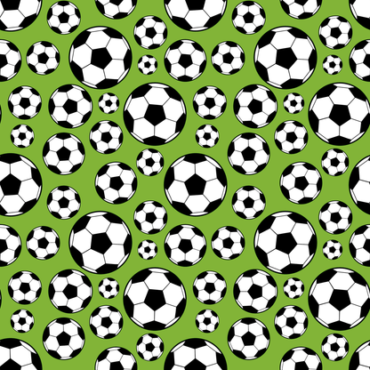 Sports Beat Collection Soccer Balls 12 x 12 Double-Sided Scrapbook Paper by SSC Designs - 15 Pack