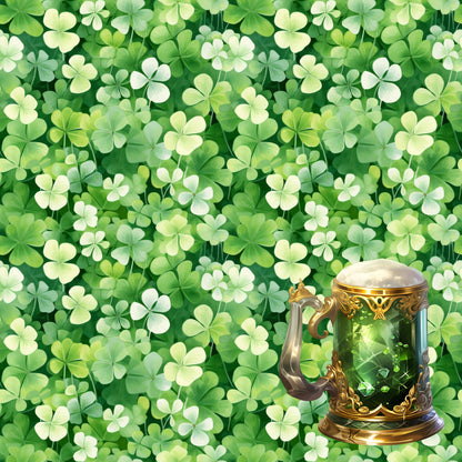 St. Patrick's Day Collection Cheers 12 x 12 Double-Sided Scrapbook Paper by SSC Designs - 15 Pack