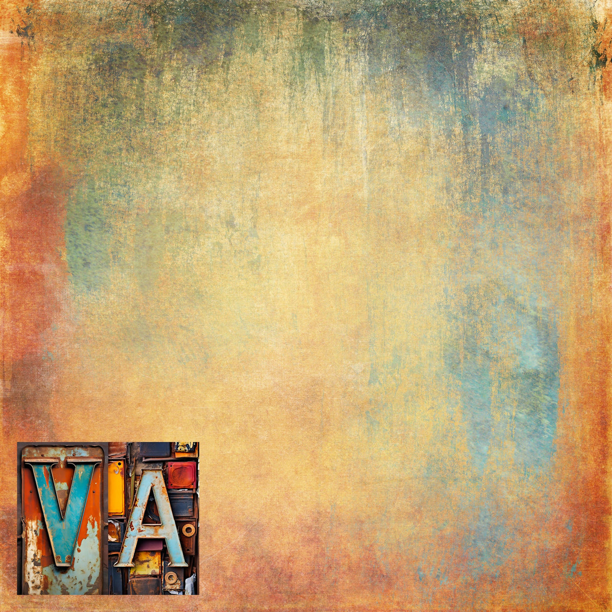 State Plates Collection Virginia 12 x 12 Double-Sided Scrapbook Paper by SSC Designs