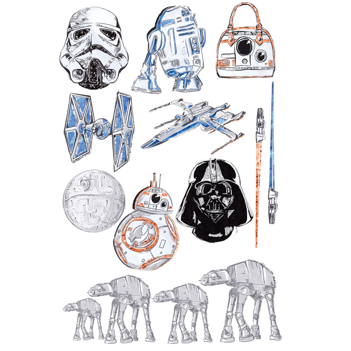 Space Wars Collection Laser Cut Scrapbook Ephemera Embellishments by SSC Designs - 3 Packs