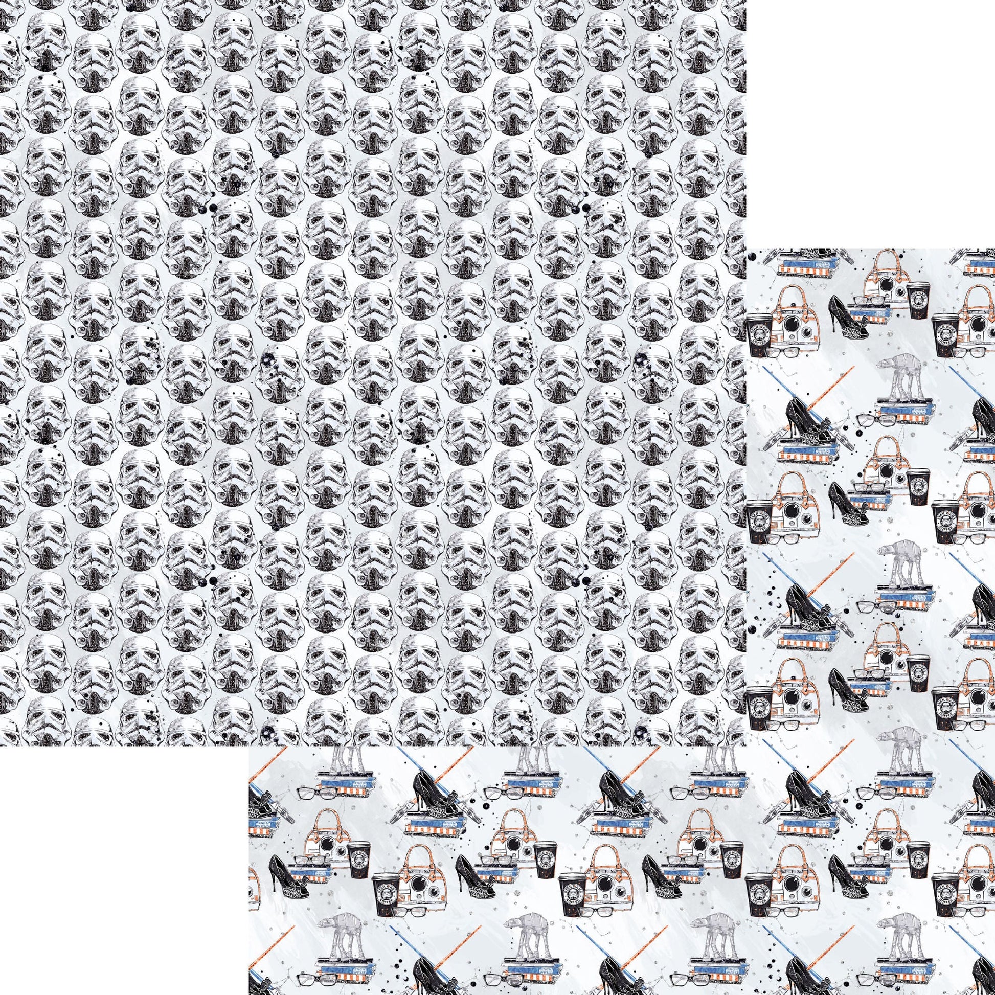 Space Wars Collection Trooper 12 x 12 Double-Sided Scrapbook Paper by SSC Designs - 15 Pack