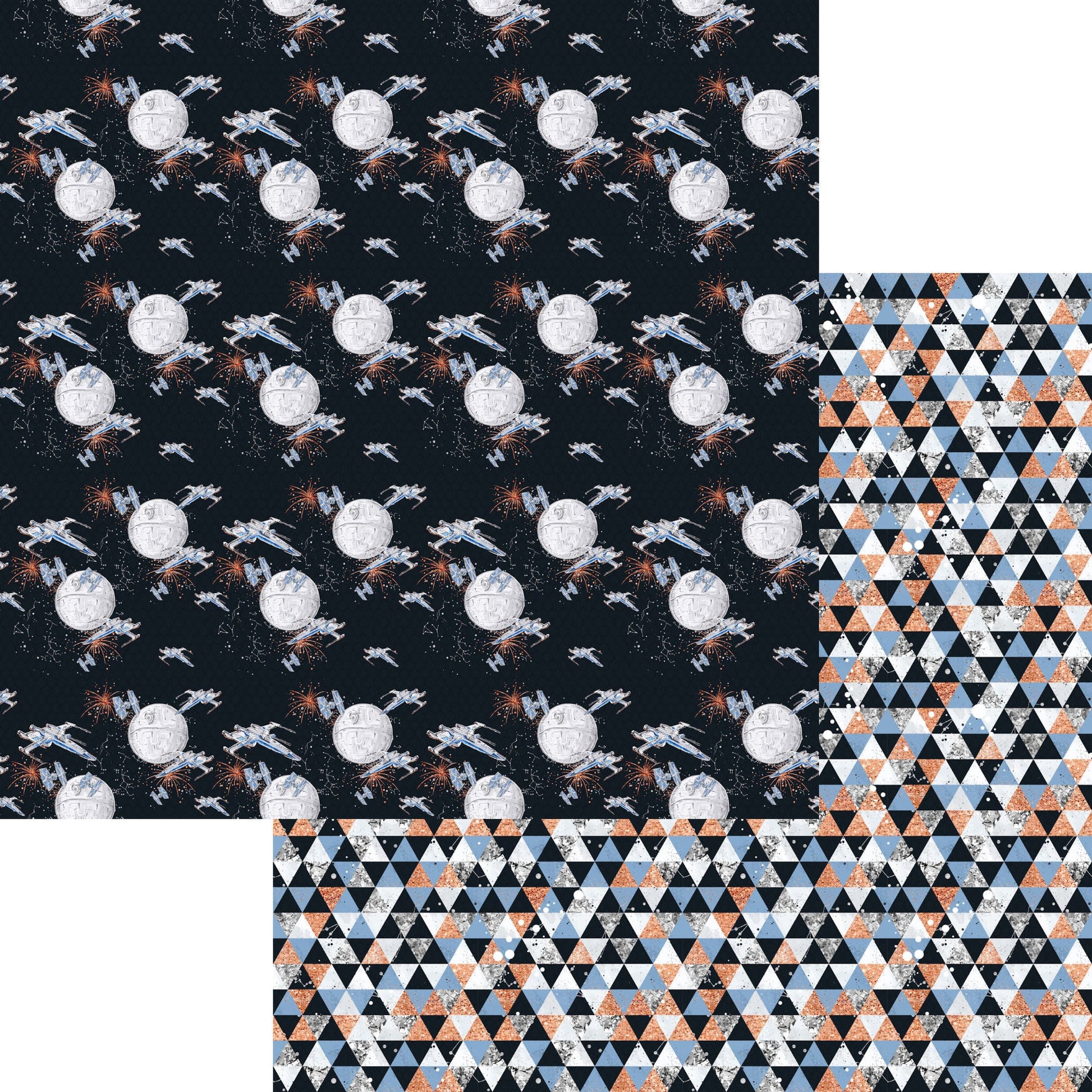 Space Wars Collection Home Planet 12 x 12 Double-Sided Scrapbook Paper by SSC Designs - 15 Pack