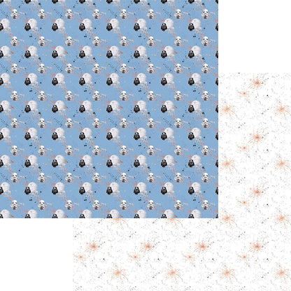 Space Wars Collection Bots 12 x 12 Double-Sided Scrapbook Paper by SSC Designs - 15 Pack