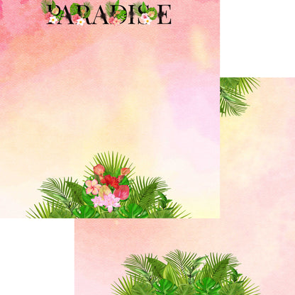 Exotic Tropics 12 x 12 Scrapbook Paper Pack & Embellishment Kit - 3 Kits