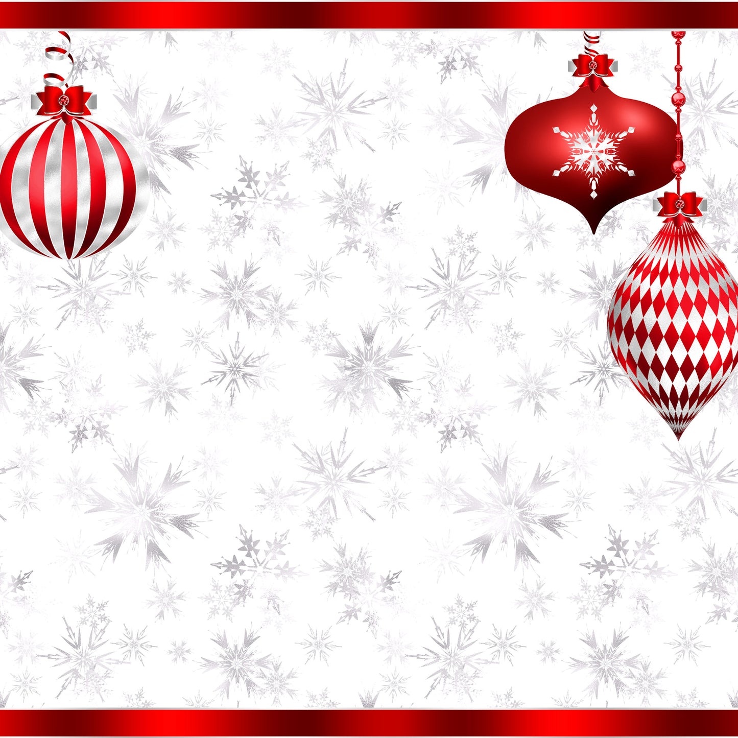 Peppermint Christmas Collection Vintage Ornaments 12 x 12 Double-Sided Scrapbook Paper - 15 Pack