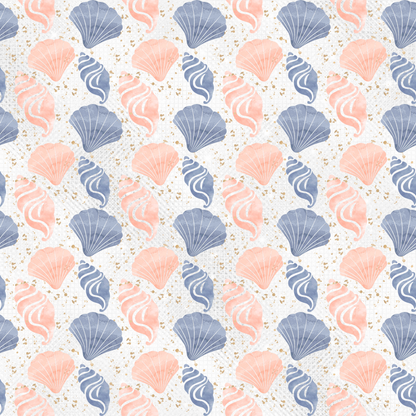 Seaside Wedding Collection Shells Aplenty 12 x 12 Double-Sided Scrapbook Paper - 15 Pack