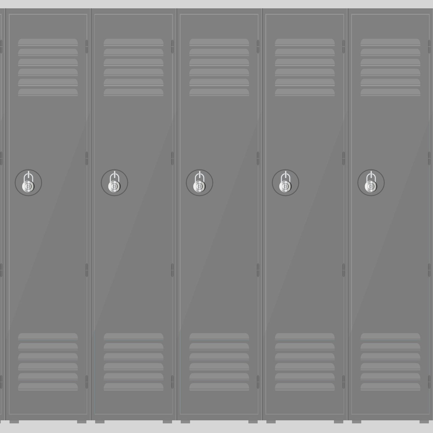 School Lockers 12 x 12 Double-Sided Scrapbook Paper by SSC Designs