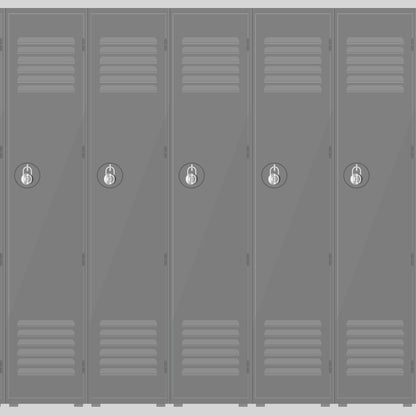 School Lockers 12 x 12 Double-Sided Scrapbook Paper by SSC Designs