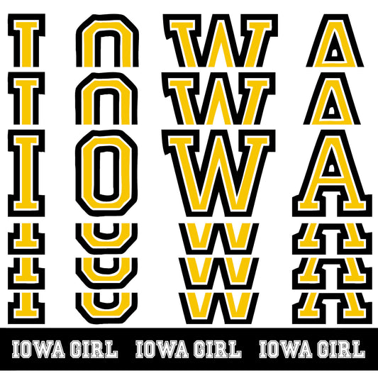 Iowa Girl  12 x 12 Double-Sided Scrapbook Paper by SSC Designs