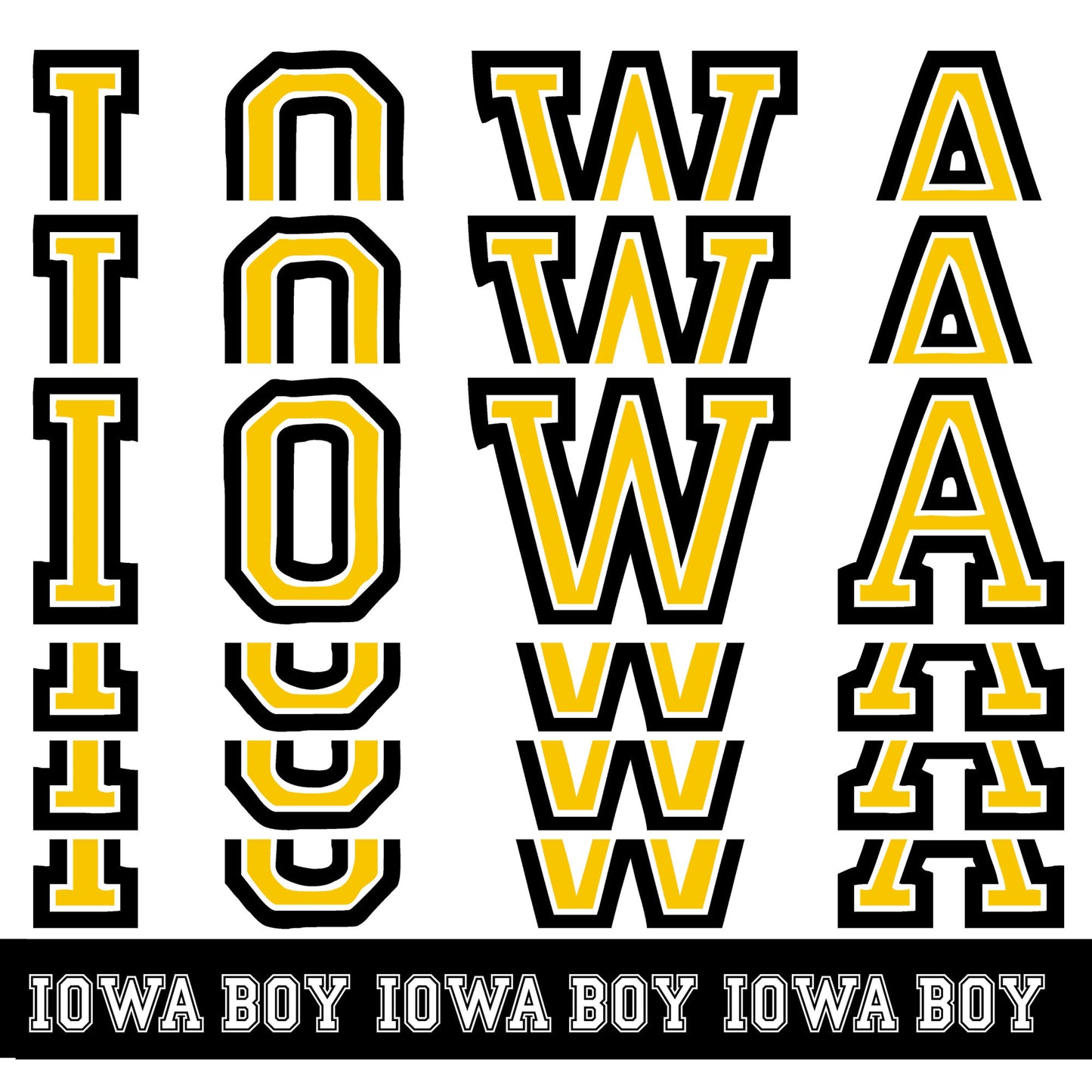 Iowa Boy 12 x 12 Double-Sided Scrapbook Paper by SSC Designs