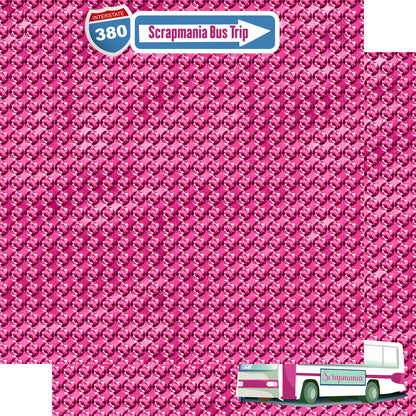 Scrapmania Bus Trip 12 x 12 Double-Sided Scrapbook Paper by SSC Designs