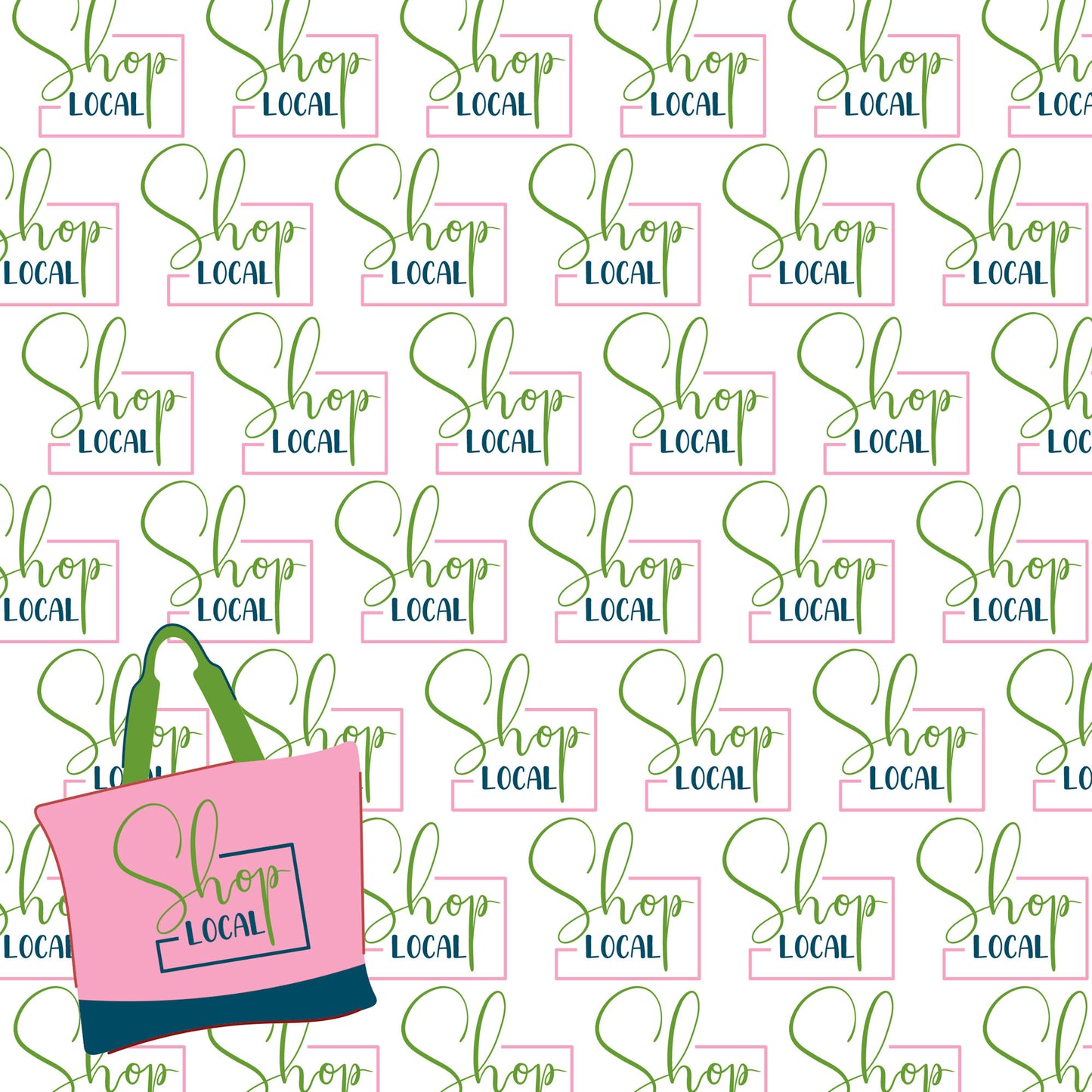 Shop Local 12 x 12 Double-Sided Scrapbook Paper by SSC Designs