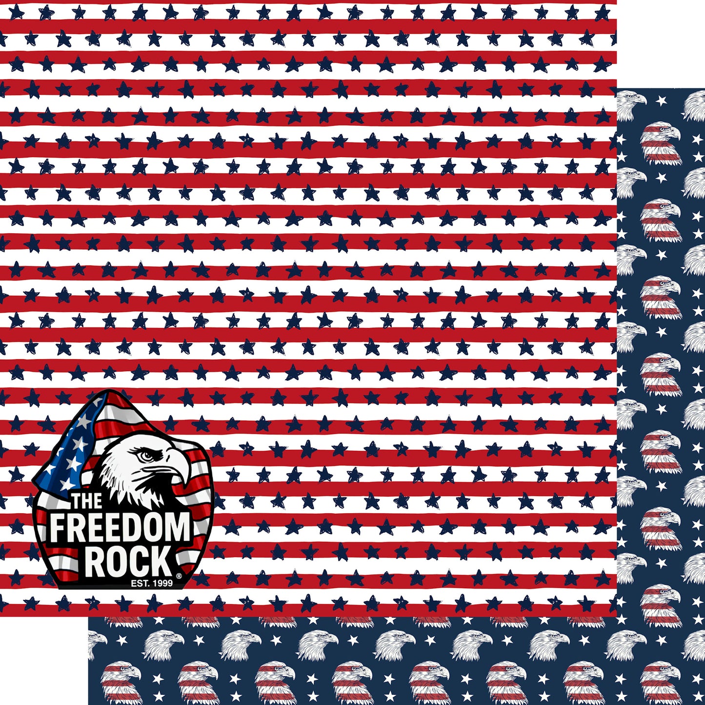 Freedom Rock 12 x 12 Double-Sided Scrapbook Paper by SSC Designs