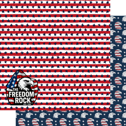 Freedom Rock 12 x 12 Double-Sided Scrapbook Paper by SSC Designs