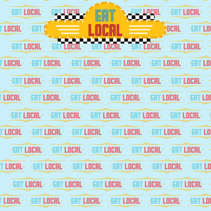 Eat Local 12 x 12 Double-Sided Scrapbook Paper by SSC Designs