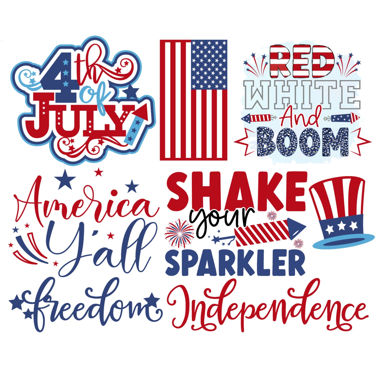 Star Spangled Spurs Collection Laser Cut Ephemera Embellishments by SSC Designs - 3 Packs