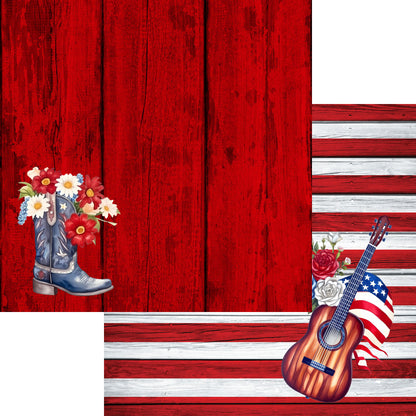 Star Spangled Spurs 12 x 12 Scrapbook Collection Kit by SSC Designs - 3 Kits