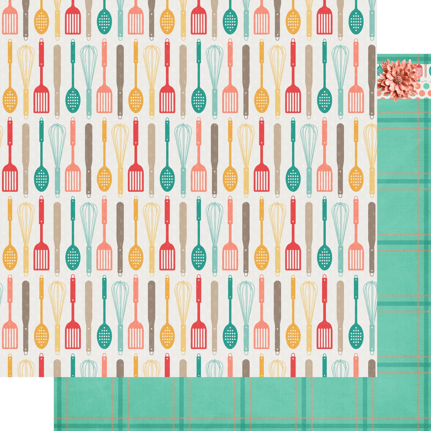 Stir It Up Collection Stir It Up 12 x 12 Double-Sided Scrapbook Paper by SSC Designs - 15 Pack