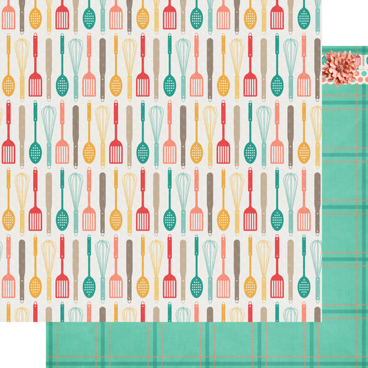Stir It Up Collection Stir It Up 12 x 12 Double-Sided Scrapbook Paper by SSC Designs - 15 Pack