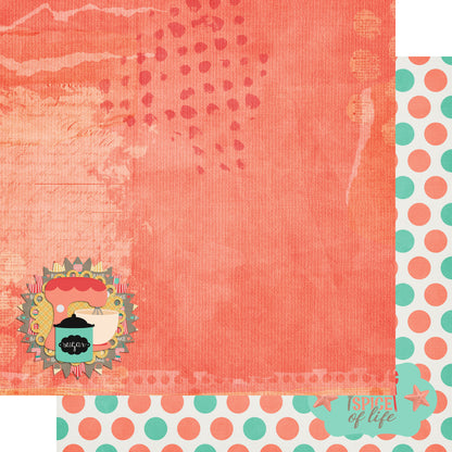 Stir It Up Collection Spice Of Life 12 x 12 Double-Sided Scrapbook Paper by SSC Designs - 15 Pack