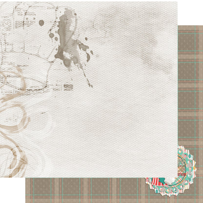 Stir It Up Collection Baking Meditation 12 x 12 Double-Sided Scrapbook Paper by SSC Designs - 15 Pack