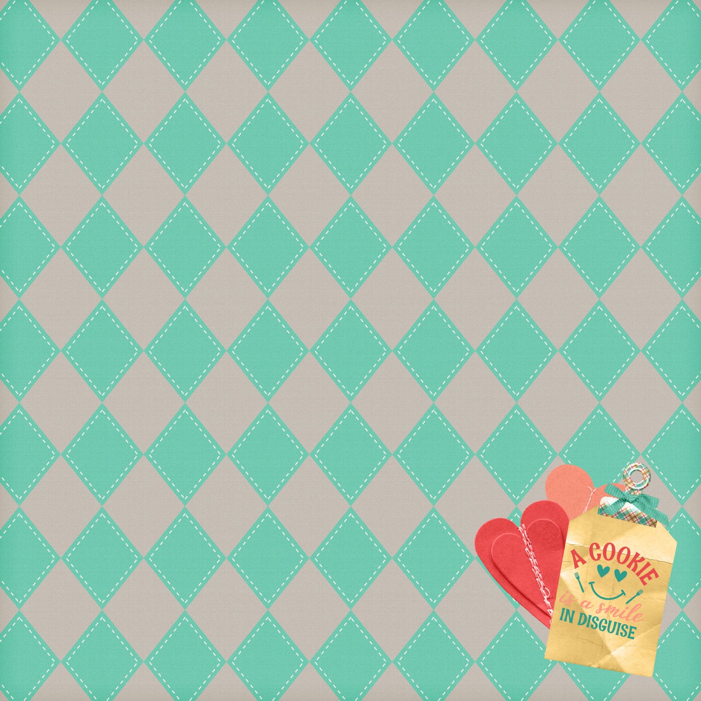 Stir It Up Collection Ingredients 12 x 12 Double-Sided Scrapbook Paper by SSC Designs - 15 Pack