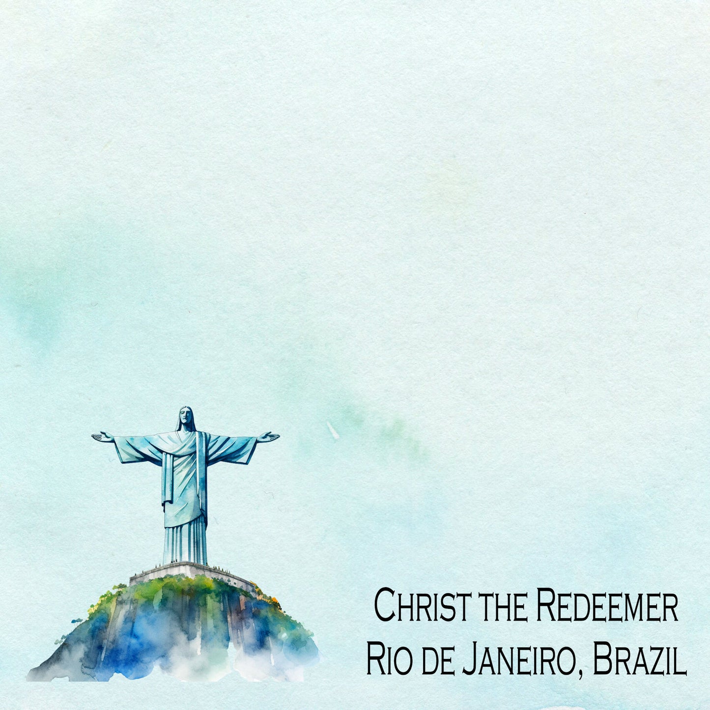 Seven Wonders Collection Christ The Redeemer 12 x 12 Double-Sided Scrapbook Paper by SSC Designs - 15 Pack