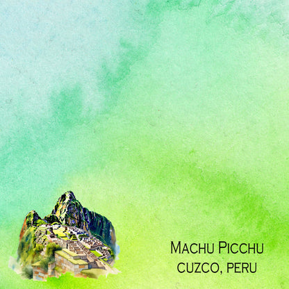 Seven Wonders Collection Machu Picchu 12 x 12 Double-Sided Scrapbook Paper by SSC Designs - 15 Pack