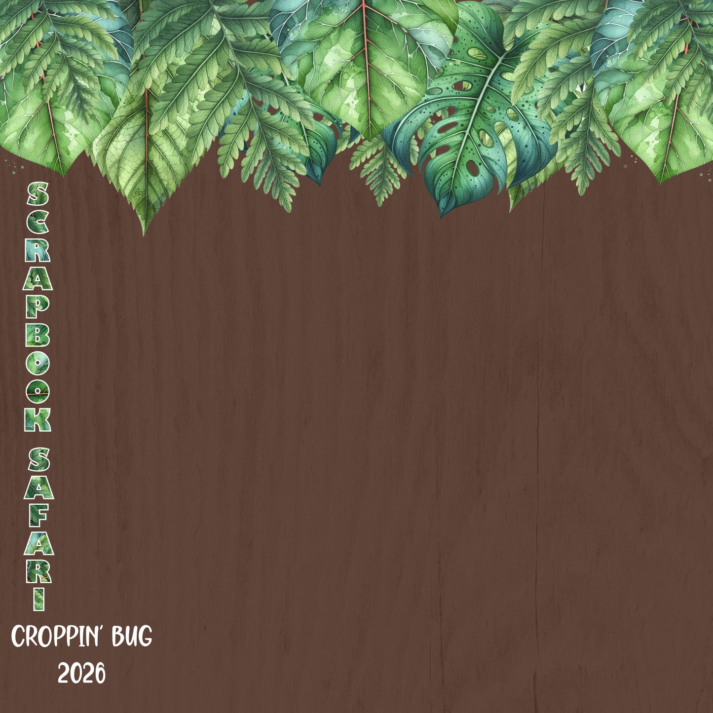 Customs Collection Scrapbook Safari 12 x 12 Double-Sided Scrapbook Paper by SSC Designs - 15 Pack