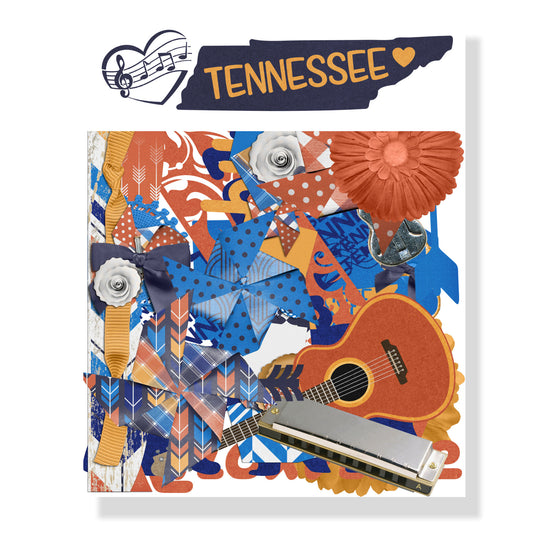 Tennessee Collection Laser Cut Scrapbook Ephemera Embellishments by SSC Designs - 3 Packs