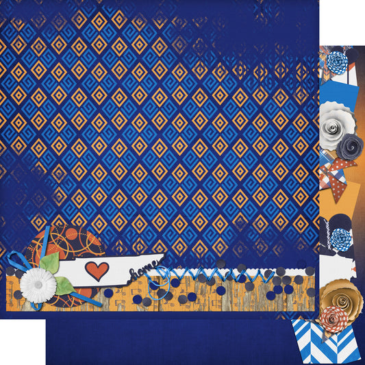 Tennessee Collection Tennessee Borders 12 x 12 Double-Sided Scrapbook Paper by SSC Designs - 15 Pack