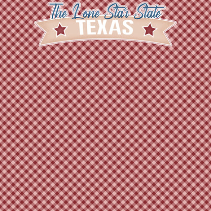 Texas Collection The Lone Star State 12 x 12 Double-Sided Scrapbook Paper by SSC Designs - 15 Pack