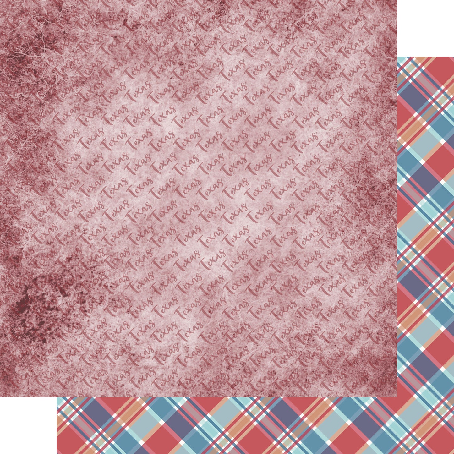 Texas Collection Texas Threads 12 x 12 Double-Sided Scrapbook Paper by SSC Designs - 15 Pack