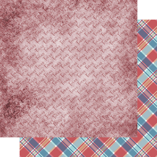 Texas Collection Texas Threads 12 x 12 Double-Sided Scrapbook Paper by SSC Designs - 15 Pack