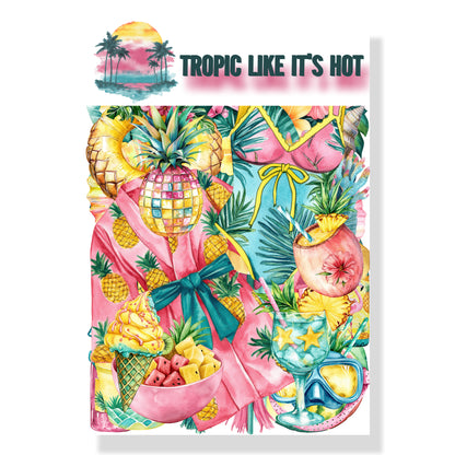 Tropic Like It's Hot Collection Laser Cut Scrapbook Ephemera Embellishments by SSC Designs - 3 Packs