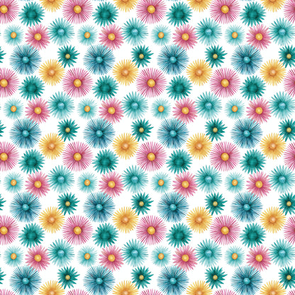 Tropic Like It's Hot Collection Hibiscus Hues 12 x 12 Double-Sided Scrapbook Paper by SSC Designs - 15 Pack
