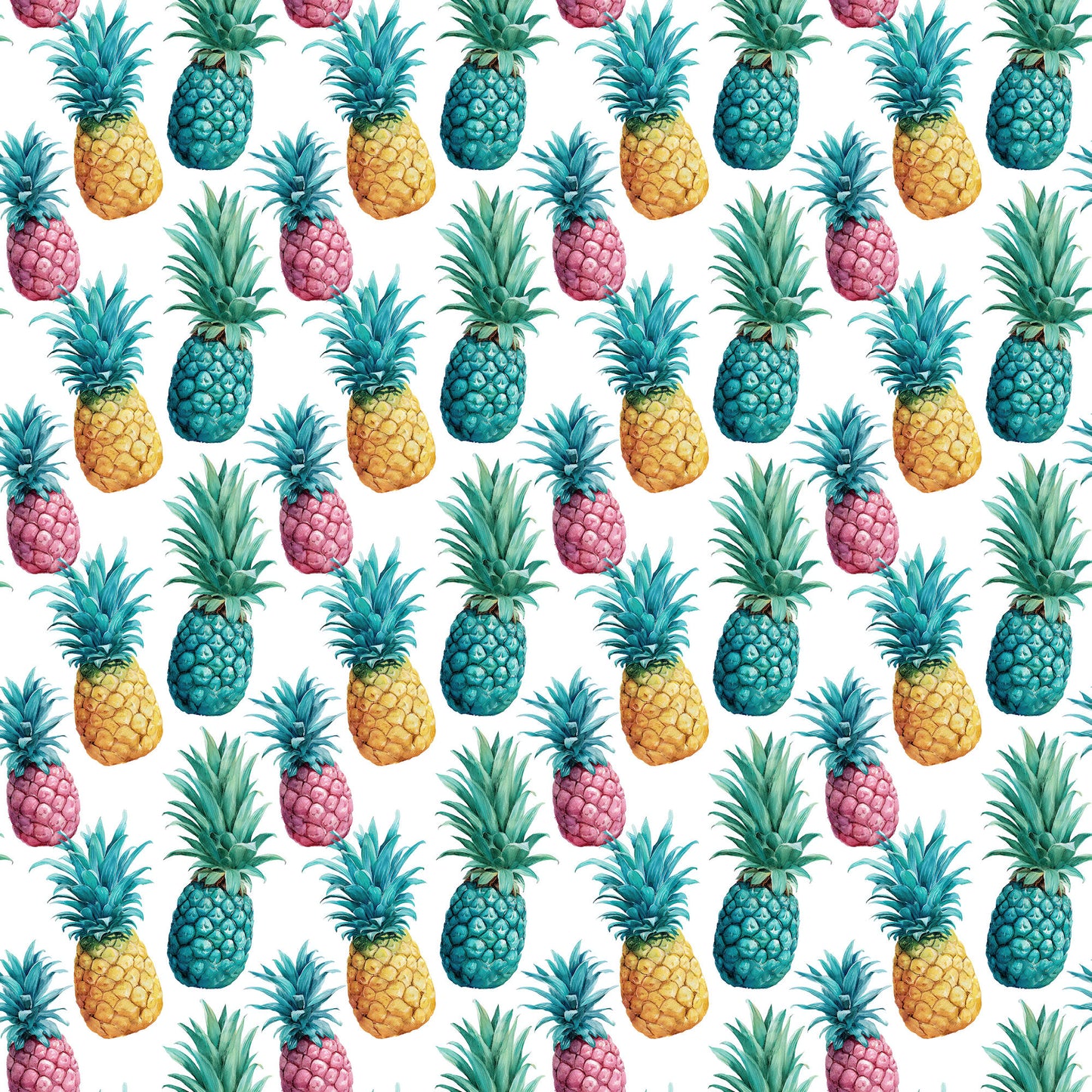 Tropic Like It's Hot Collection Pineapple Punch 12 x 12 Double-Sided Scrapbook Paper by SSC Designs - 15 Pack