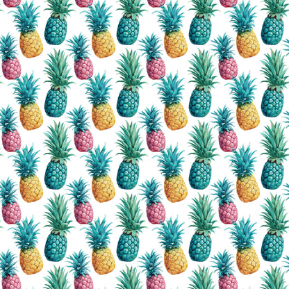 Tropic Like It's Hot Collection Pineapple Punch 12 x 12 Double-Sided Scrapbook Paper by SSC Designs - 15 Pack