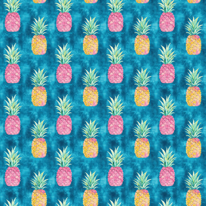 Tropic Like It's Hot Collection Pineapple Punch 12 x 12 Double-Sided Scrapbook Paper by SSC Designs - 15 Pack
