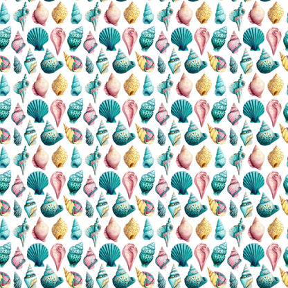 Tropic Like It's Hot Collection Anchors Away 12 x 12 Double-Sided Scrapbook Paper by SSC Designs - 15 Pack