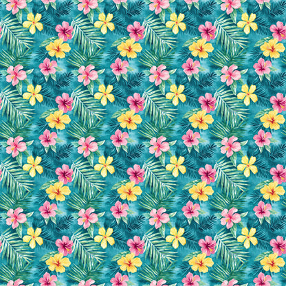 Tropic Like It's Hot Collection Paradise Found 12 x 12 Double-Sided Scrapbook Paper by SSC Designs - 15 Pack