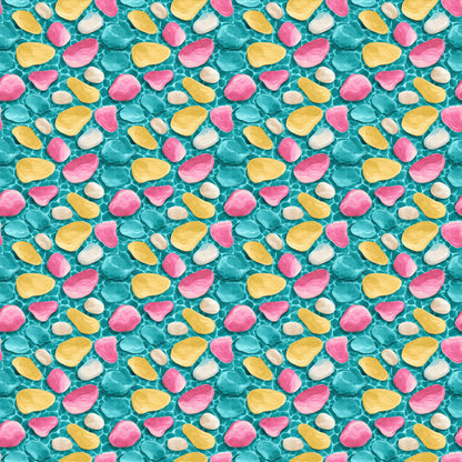 Tropic Like It's Hot Collection Cabana Cool 12 x 12 Double-Sided Scrapbook Paper by SSC Designs - 15 Pack