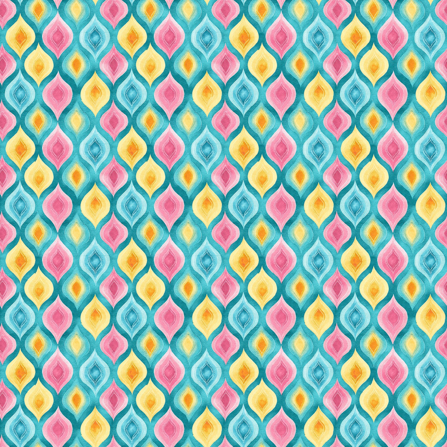 Tropic Like It's Hot Collection Cabana Cool 12 x 12 Double-Sided Scrapbook Paper by SSC Designs - 15 Pack