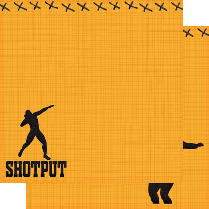 Track & Field Collection Shotput 12 x 12 Double-Sided Scrapbook Paper by SSC Designs - 15 Pack
