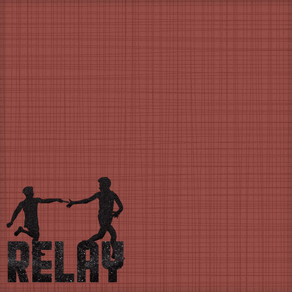 Track & Field Collection Relay Race 12 x 12 Double-Sided Scrapbook Paper by SSC Designs - 15 Pack