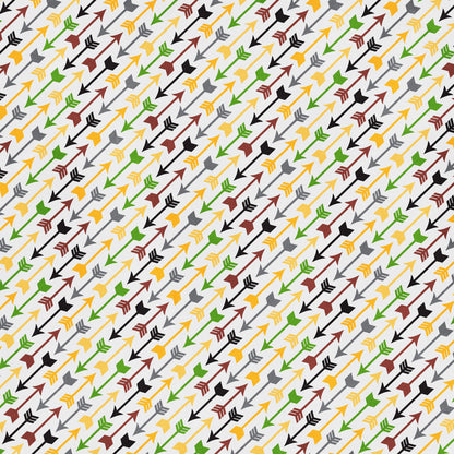 Track & Field Collection Follow The Arrows 12 x 12 Double-Sided Scrapbook Paper by SSC Designs - 15 Pack
