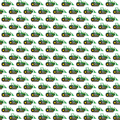 Tractor Time Collection Green Machine 12 x 12 Double-Sided Scrapbook Paper by SSC Designs - 15 Pack