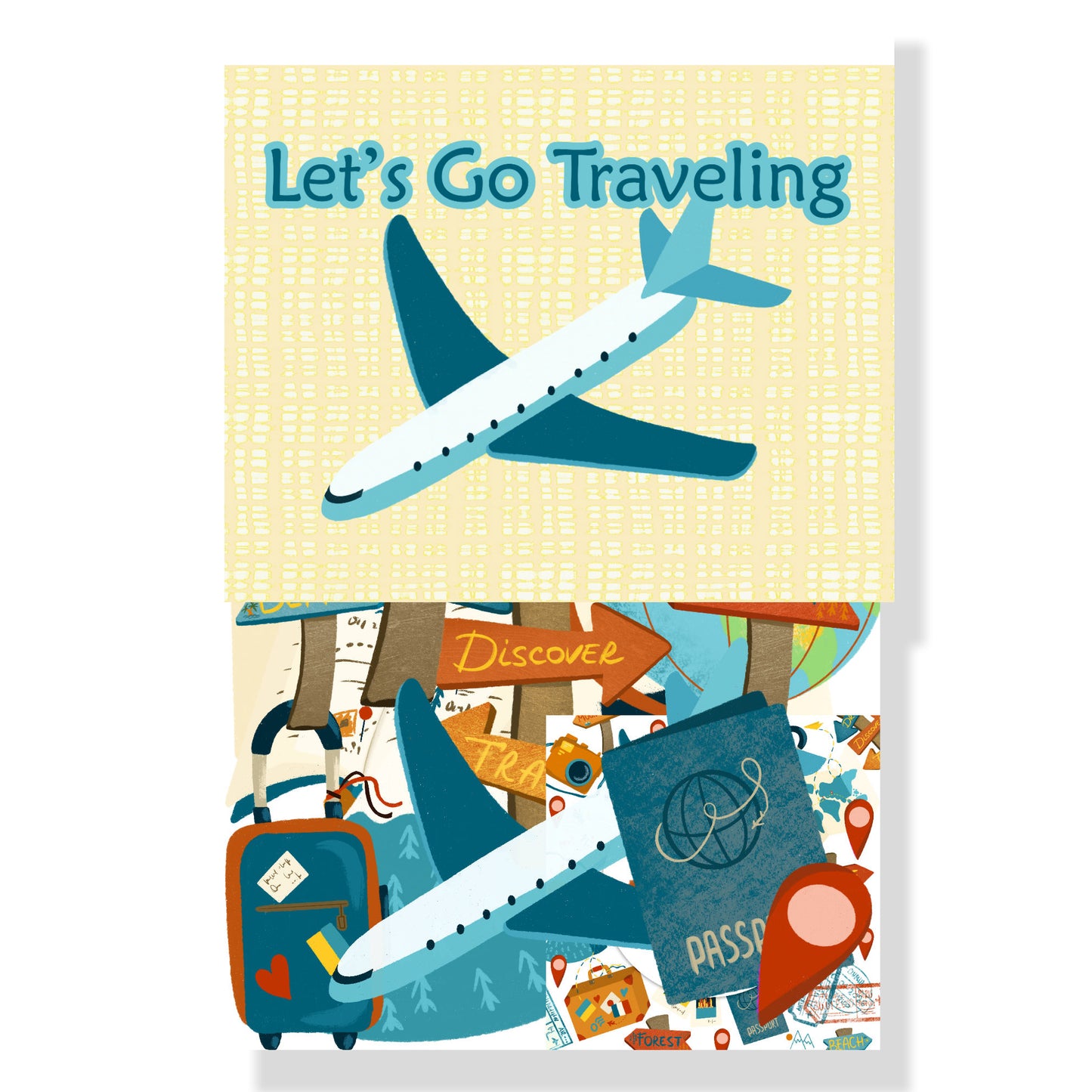 Let's Go Traveling 12 x 12 Scrapbook Paper & Embellishment Kit by SSC Designs - 3 Kits