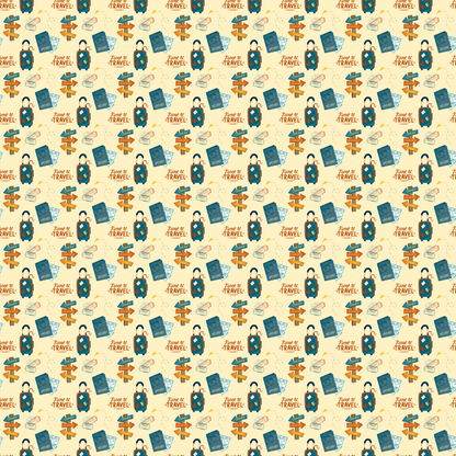 Let's Go Traveling Collection Pack Your Bags 12 x 12 Double-Sided Scrapbook Paper by SSC Designs - 15 Pack